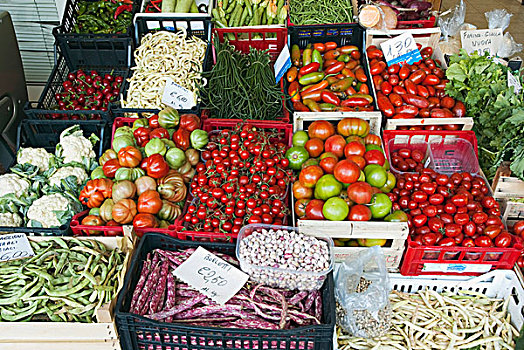 蔬菜,市场,维亚雷娇,托斯卡纳,意大利,欧洲