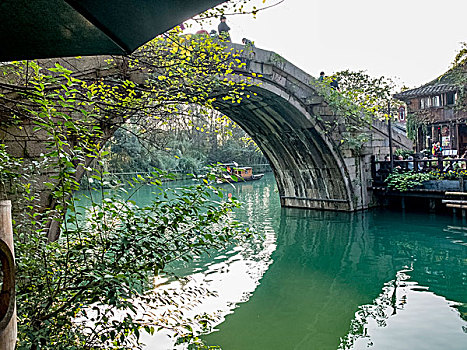 浙江省桐乡古镇－乌镇,水乡秋景