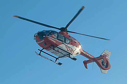 救助,直升飞机,识别,基础的,靠近,斯图加特,巴登符腾堡,德国,欧洲