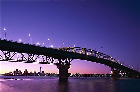 桥,海湾,奥克兰,北岛,新西兰