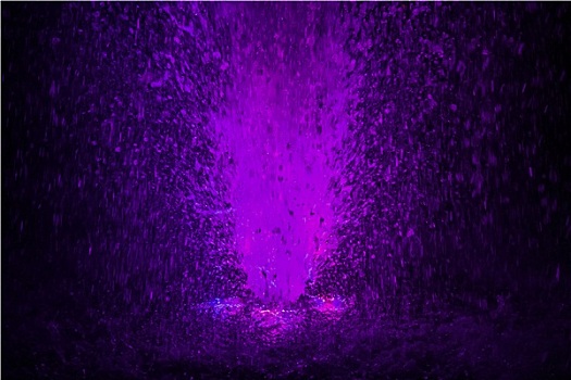 彩色,喷泉,紫色