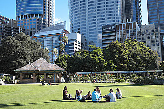 皇家植物园,风景,悉尼,市中心
