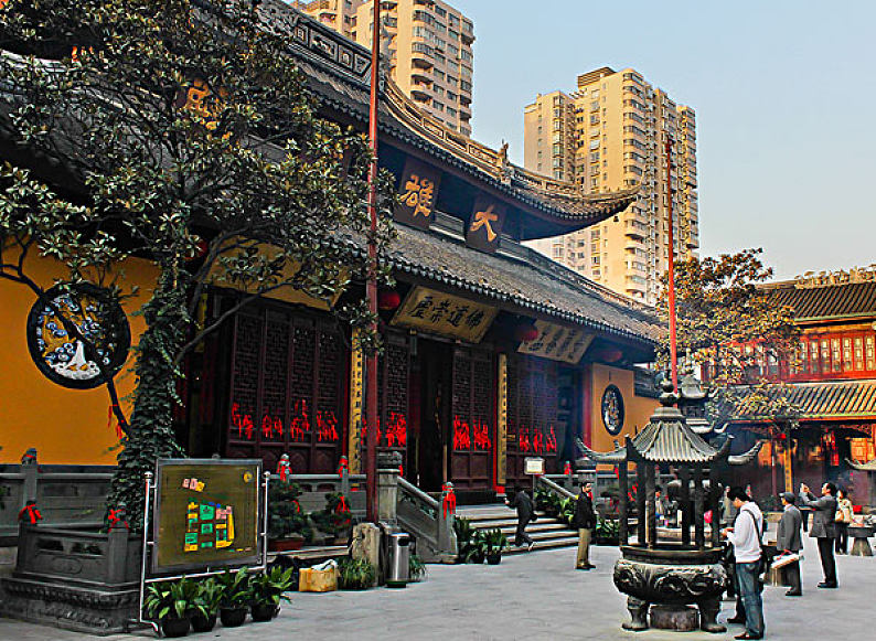 上海玉佛寺图片_上海玉佛寺高清图片_全景视觉