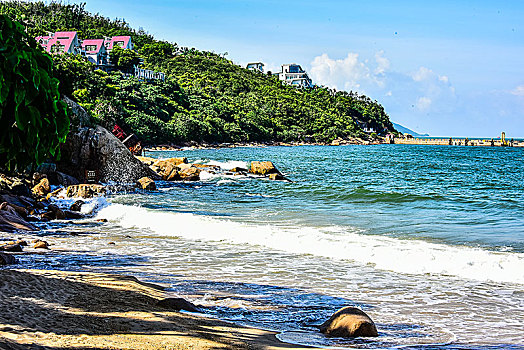 珠海东澳岛--比邻澳门的海边海景