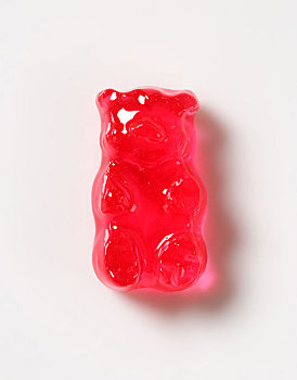 红色,小熊软糖