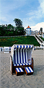 沙滩椅,波罗的海,水疗,塞林
