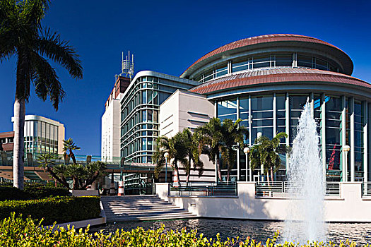 美国,佛罗里达,西棕榈滩,中心,表演艺术