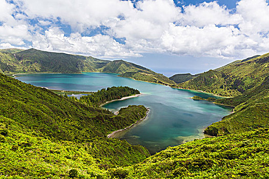 福古岛,水,波城,山丘,岛屿,亚速尔群岛,葡萄牙