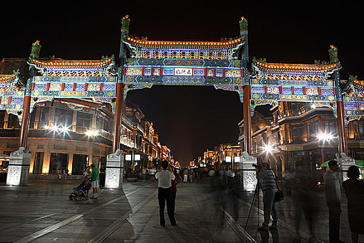 北京前门夜景