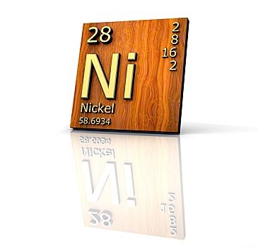 镍,元素周期表,元素,木头,木板