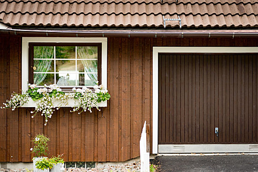传统,房子,瑞典,欧洲