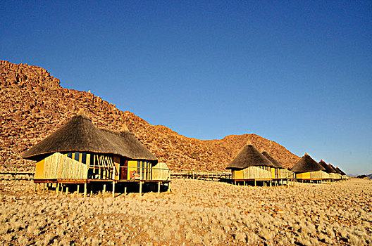 平房,沙丘,住宿,靠近,塞斯瑞姆,纳米布沙漠,纳米比沙漠,公园,纳米比亚,非洲