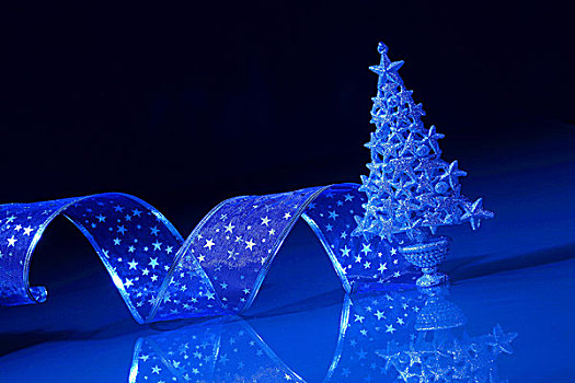 漂亮,装饰,圣诞树,背景