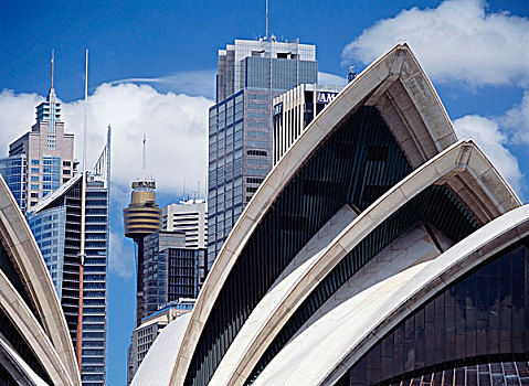 特写,屋顶,悉尼歌剧院,建筑,悉尼