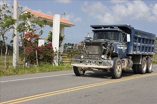 卡车,多米尼加共和国,加勒比海