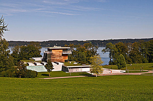 博物馆,看,施塔恩贝格湖,巴伐利亚,德国,欧洲