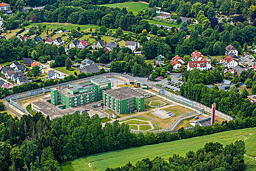 医院,监狱,墙壁,娱乐,院子,鲁尔区,北莱茵威斯特伐利亚,德国