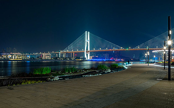 上海黄埔滨江夜景