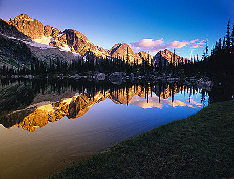 日落,省立公园,不列颠哥伦比亚省,加拿大