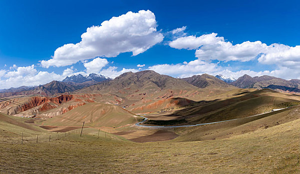 卓尔山丹霞风景