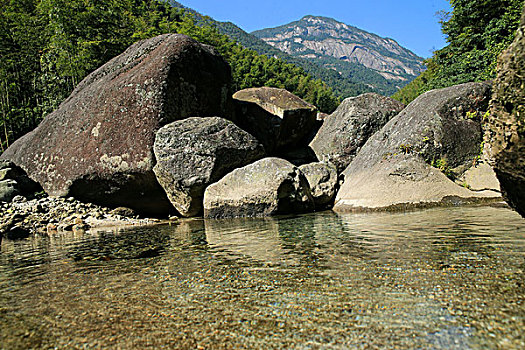 峡谷溪流