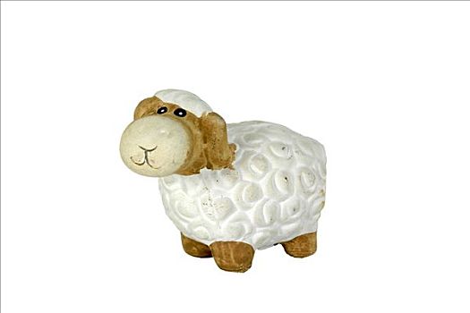 绵羊,象征,复活节
