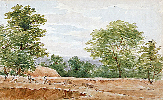 挖掘,隧道,伦敦,1812年