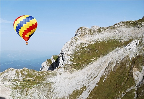热气球,阿尔卑斯山