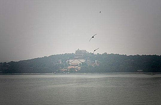 颐和园,昆明湖,万寿山,佛香阁