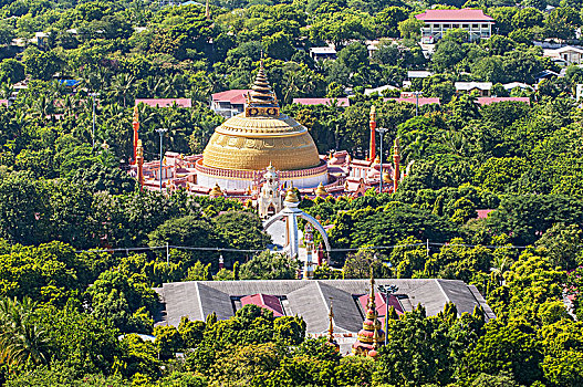 风景,国际,佛教,学院,复杂,城市,传说,缅甸