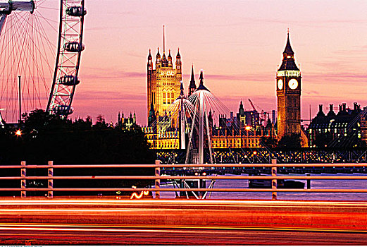 议会,滑铁卢桥,伦敦,英格兰