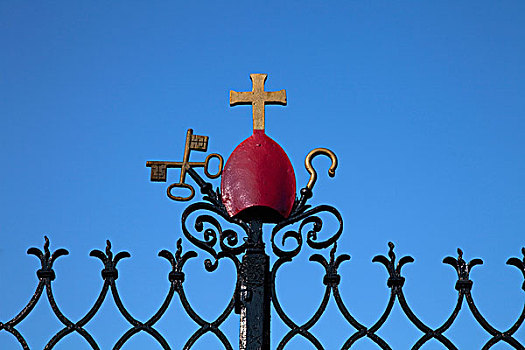 基督教象征,入口,大门,大教堂,沃特福德郡,爱尔兰