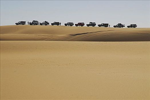 吉普车,沙丘,靠近,山,区域,纳米比亚