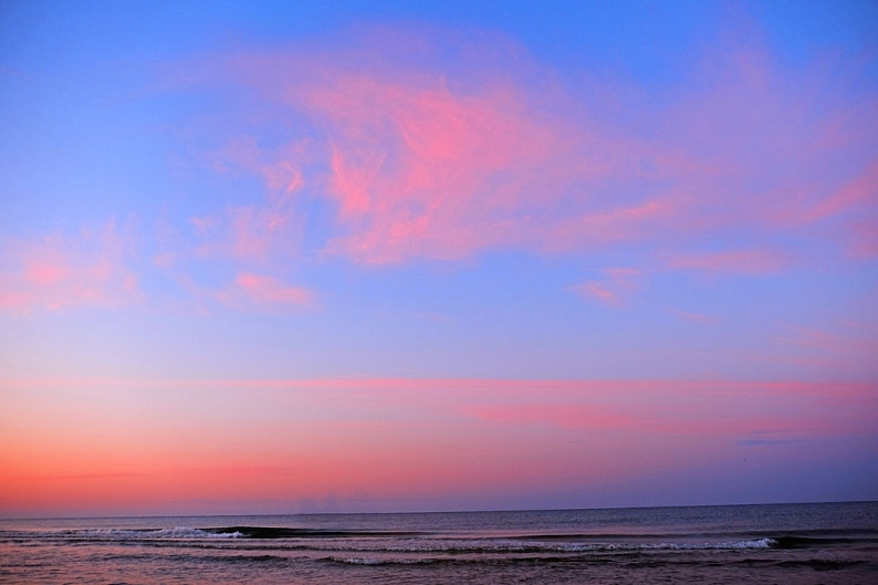 漂亮_日出_海景_背景_高清图片_全景视觉