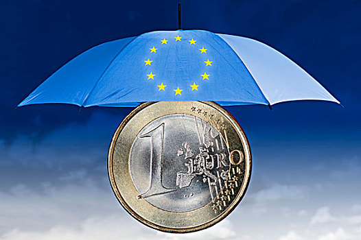 欧盟,救助,伞,象征