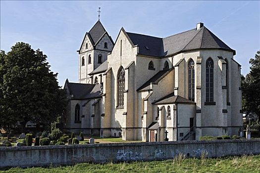马提亚斯教堂,12世纪,莱茵兰,北莱茵威斯特伐利亚,德国,欧洲
