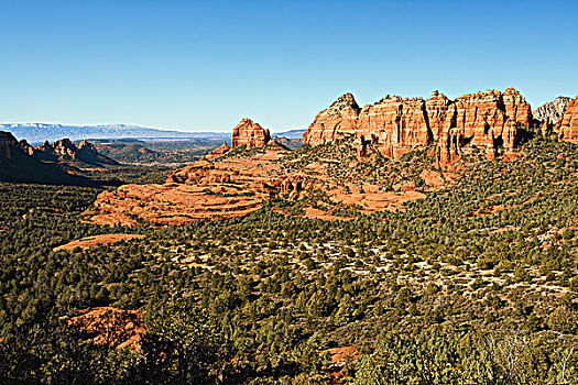 美国,亚利桑那,塞多纳,山,红岩