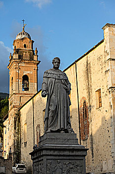 雕塑,城镇广场,托斯卡纳,意大利
