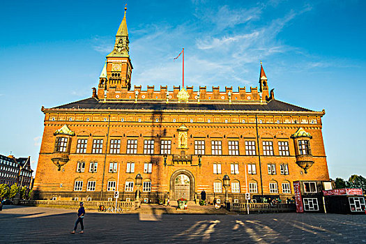 哥本哈根,市政厅,丹麦,大幅,尺寸