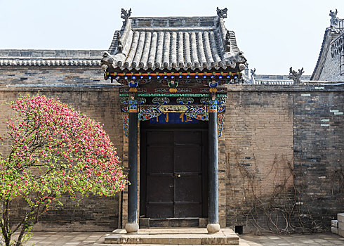 北方中式传统门楼,山西平遥文庙