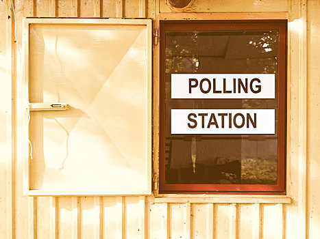 投票站,旧式