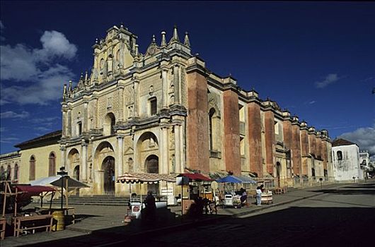房子,大教堂,恰帕斯,墨西哥