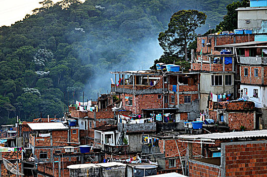 棚户区,贫民窟,哈辛涅,里约热内卢,巴西,南美
