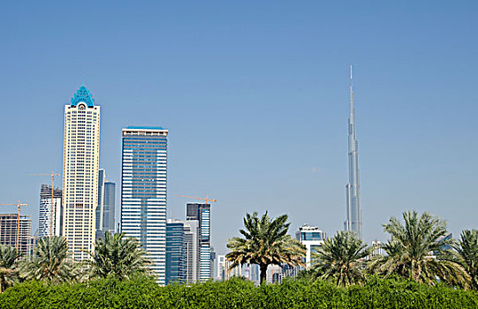 最高,建筑,哈利法,脚,故事,迪拜,阿联酋