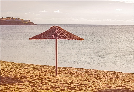 遮阳伞,海滩