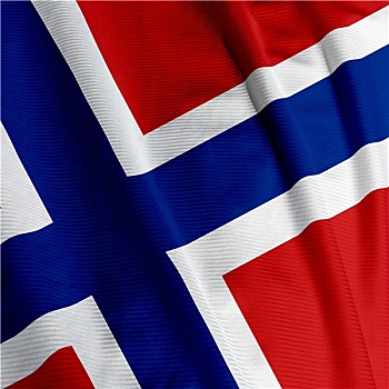 挪威,旗帜,特写