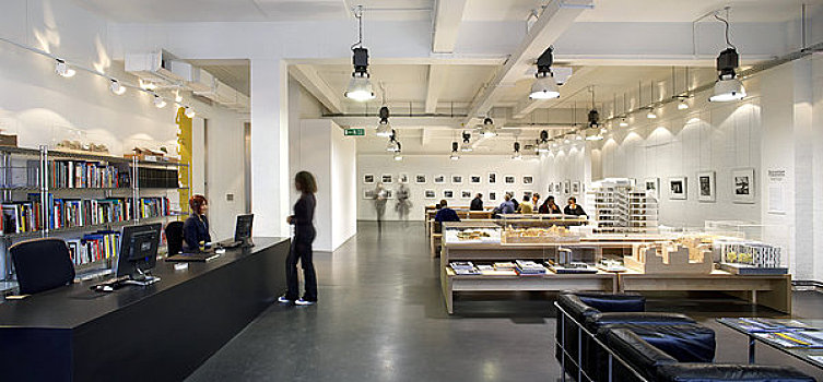 伦敦,办公室,英国,2009年,全景,展示,鲜明,开放式格局,接待,画廊,留白