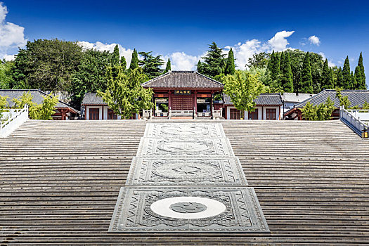 中国河南省灵宝市函谷关景区道家之源太初宫风景