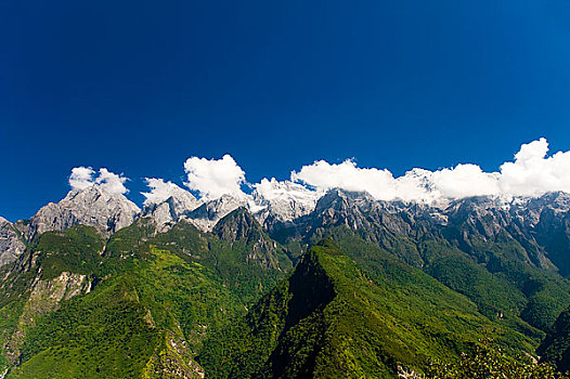 云南中甸玉龙雪山