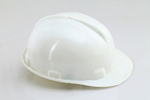 安全帽,白色背景